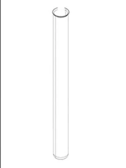 Ersatz-Quarzglasrohr D44 X 504,5 Mit Bördelrand Von OASE (Art.Nr. 27586)