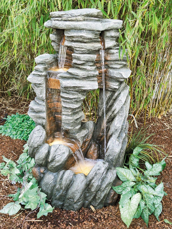 Wasserfall-Brunnen Tanyu aus Polystone (Art.Nr. Gr629)