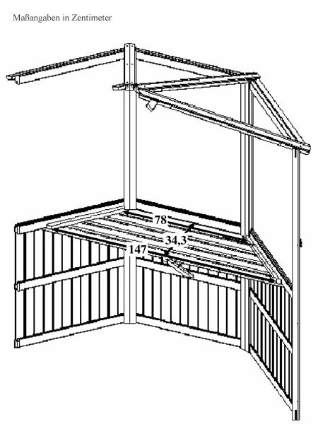 Gewächshaus 'Madeira' (Art.Nr.P380/51) – Bild 3