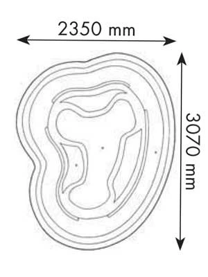 Teichbecken 171 Koi (GFK) - XXL-Produkt – Bild 2