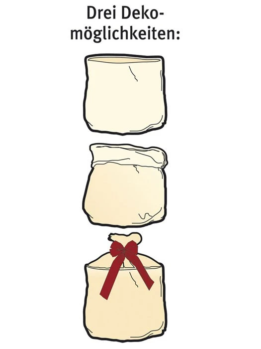 Jute-Übertopf "Herzlich Willkommen" – Bild 4