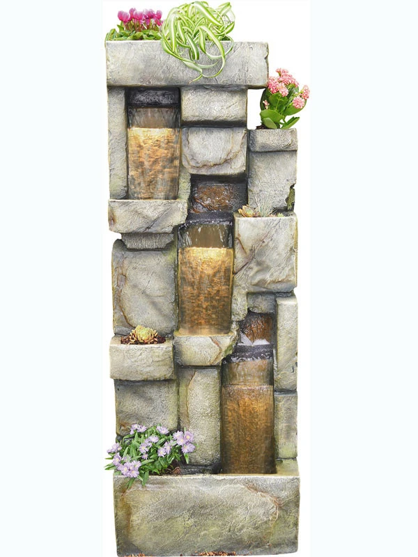 Wasserwand 'Inka' Aus Polystone (Art.Nr. Gr636)